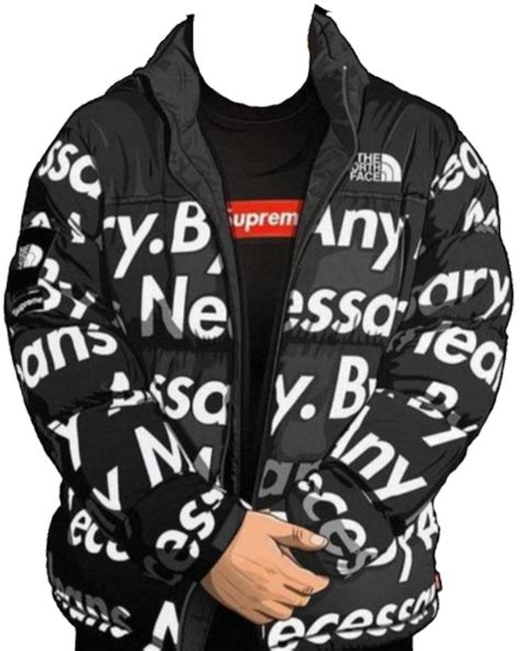 supreme puffer jacket meme.